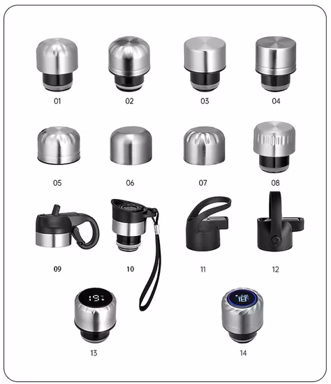 La Chine Usine OEM 500 ml Multicolore Personnalisé Bouteille D'eau De Qualité Alimentaire En Acier Inoxydable 304 Tumbler Fiole À Vide Avec Vacances Spécial