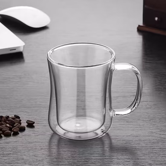 Tasse en verre à double paroi