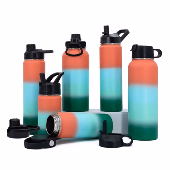 Bouteille d'eau thermos extérieure en acier inoxydable 304 isolée sous vide à large bouche acceptable OEM