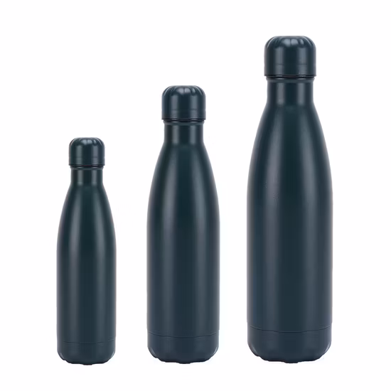 Gobelet en acier inoxydable multi-tailles isolé bouteille d'eau de sport avec couvercles de sport