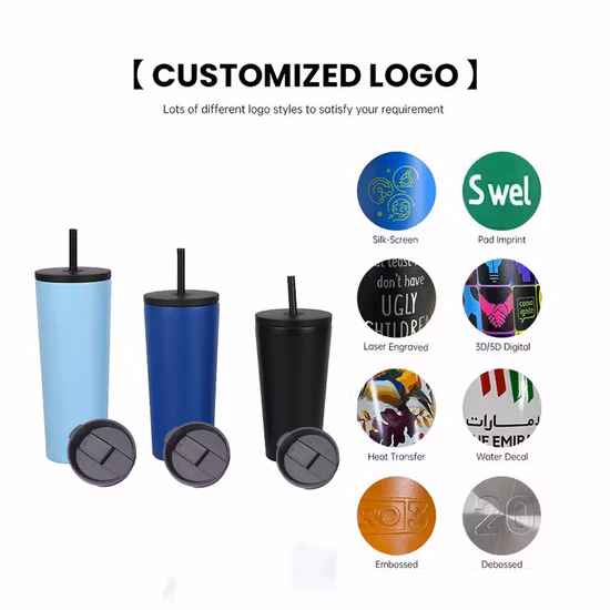 Tasse de café isolée de vente chaude Tasse en acier inoxydable de 12 oz Tasse de voiture à double paroi