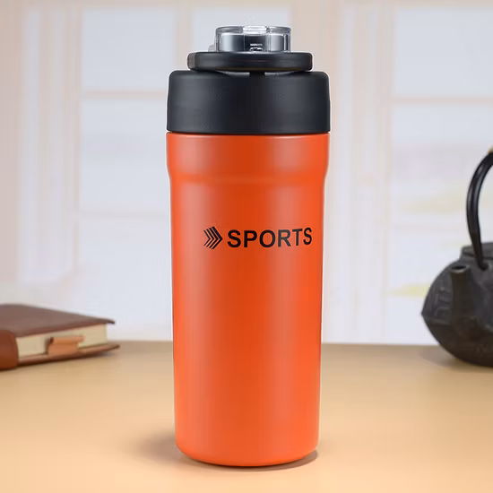 Tasse de voyage à café sous vide à double paroi en acier inoxydable de 500 ml à double paroi moderne et durable avec couvercle