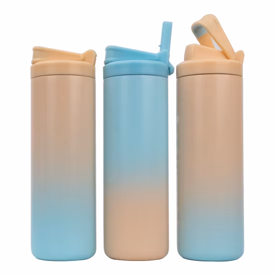 Bouteille d'eau en acier inoxydable avec vide à double paroi